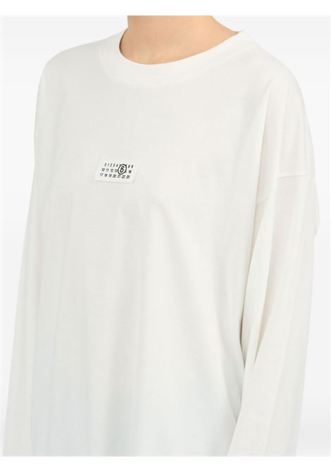 T-shirt donna bianca MM6 MAISON MARGIELA | SH0GC0034 S24312101